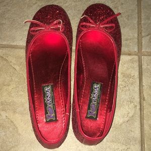 Ruby red slippers.